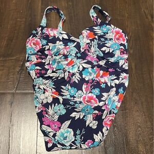 Lands End tankini top 16DDD